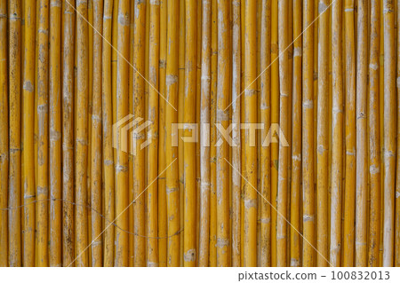 bamboo fence on wood texture for background bamboo fence on wood texture for background 100832013