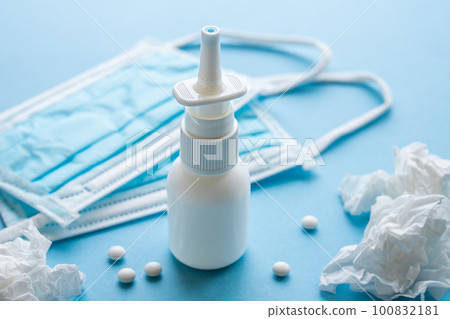 Nasal drops Image photo for hay fever and colds 100832181