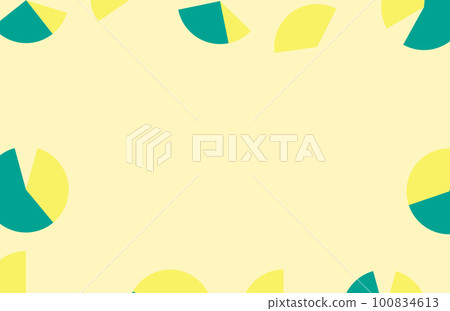 Frame background in cream yellow and green colors Frame background in cream yellow and green colors 100834613