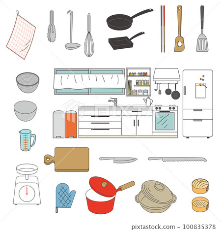 什錦廚房套裝 100835378