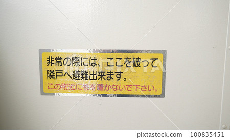 Kick-break door warning 100835451