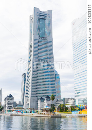 Yokohama cityscape Yokohama Minato Mirai Landmark Tower Yokohama cityscape Yokohama Minato Mirai Landmark Tower 100835535