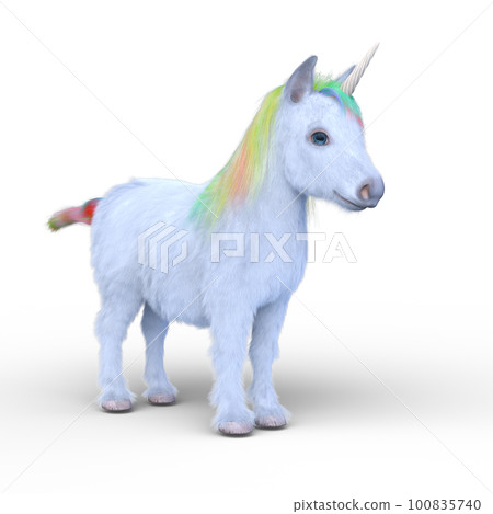 rainbow mane unicorn 100835740