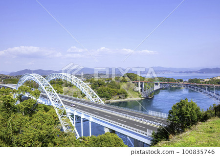 新西海橋和西海橋(長崎縣) 新西海橋和西海橋(長崎縣) 100835746