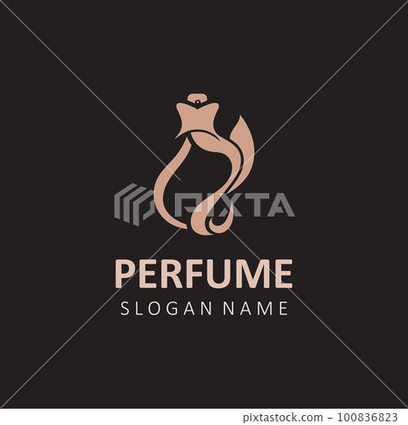 Abstract isolated luxury Perfume logo cosmetic for business Abstract isolated luxury Perfume logo cosmetic for business 100836823