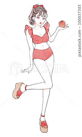 ringo-chan　 Ringo-chan - Stock Illustration [100837385] - PIXTA