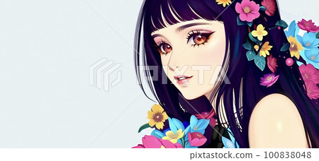 女人，少女，插畫，動漫，卡通，美少女，萌，人物，cosplay，二次元，數碼，日本， 100838048