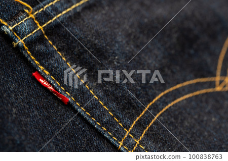 Levi's501xx vintage 1966 reprint double-sided big E red tab 100838763