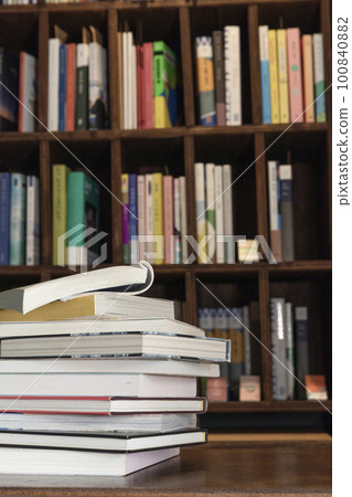 stacked books 100840882