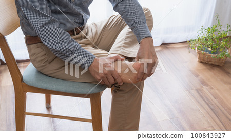 Gout/foot massage image 100843927