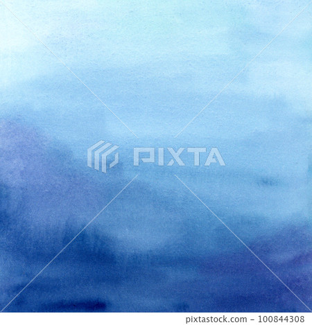 Sea, ocean hand painted blue abstract watercolor background Sea, ocean hand painted blue abstract watercolor background 100844308