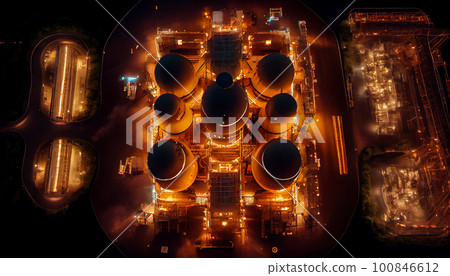 Storage of oil, fuel oil, gasoline at a mining or processing enterprise. 100846612
