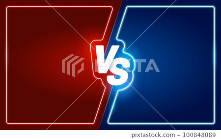 Versus screen vs fight background for battle Vector Image