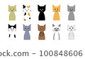 各種貓的插圖 100848606