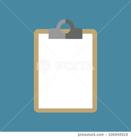 Mockup. Tablet for documents on a blue background, vector. Mockup. Tablet for documents on a blue background, vector. 100848928