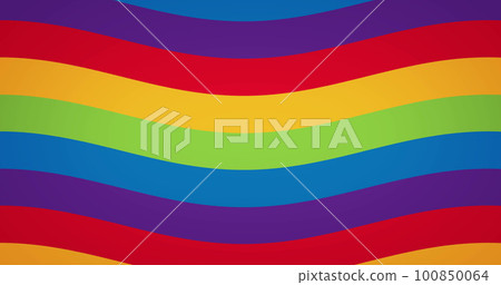 Image of colourful and multiple lines of rainbow Image of colourful and multiple lines of rainbow 100850064