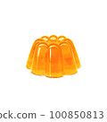 orange jelly illustration real 100850813