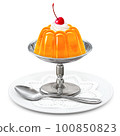 orange jelly illustration real 100850823