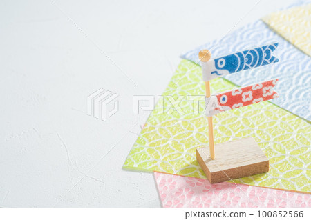 Koinobori and children's day free space 100852566