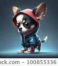 Chihuahua 2 head body character 100855336