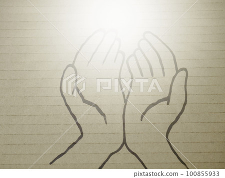 用魔法繪製的手的插圖 100855933