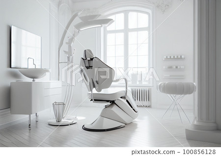 Interior of room with medical equipment in dental clinic Interior of room with medical equipment in dental clinic 100856128