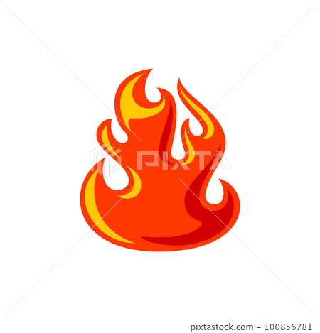 Fire flame for logo, hot blazing symbol, brand sign for your business Fire flame for logo, hot blazing symbol, brand sign for your business 100856781