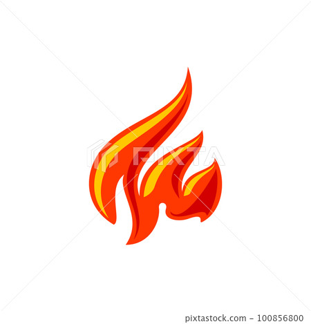 Fire flame for logo, hot blazing symbol, brand sign for your business Fire flame for logo, hot blazing symbol, brand sign for your business 100856800