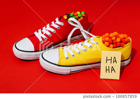 Concept of Happy 1 april Fools day 100857859