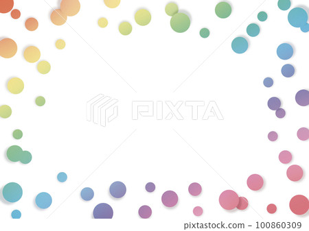 五顏六色的圓點樣式 五顏六色的圓點樣式 100860309