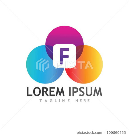 F Letter vector icon 100860333