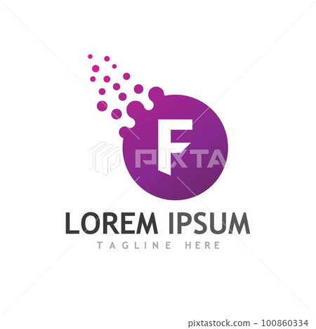 F Letter vector icon F Letter vector icon 100860334