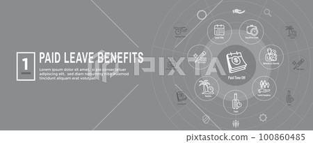 Paid Family Leave Benefits - PFL Benefits include sick time, paid time off, vacation benefits, death in the family, maternity and paternity leave, and other PTO 100860485