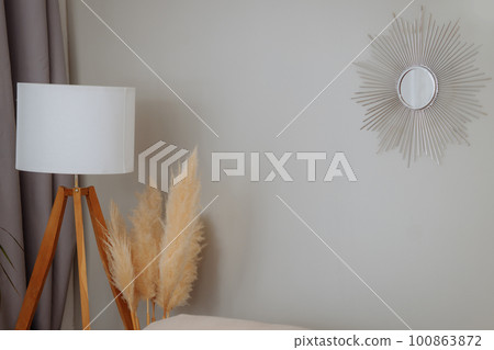 Cozy design of a modern living room 100863872