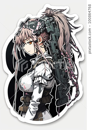 Cyberpunk Anime Vinyl | Sticker