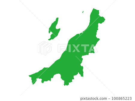 縣地圖 新潟縣 100865223