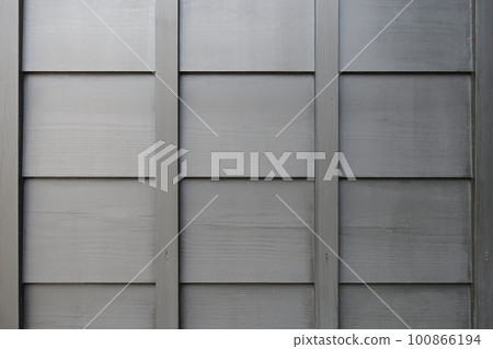 black wall with clapboard black wall with clapboard 100866194