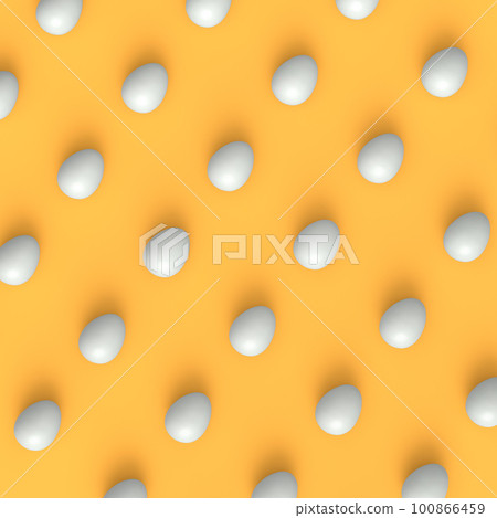 Group farm raw organic white chicken eggs standing in line or pattern Group farm raw organic white chicken eggs standing in line or pattern 100866459