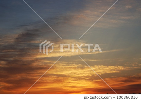 Colorful sunrise sky Spring 230301am Colorful sunrise sky Spring 230301am 100866816