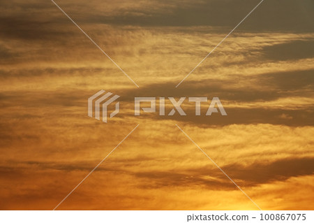 Diverse clouds with golden sunrise Spring 230301am 100867075