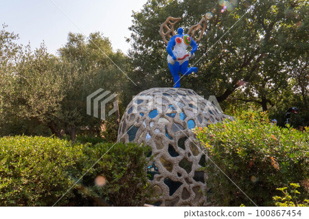 The Tarot Garden in Capalbio in Tuscany, Italy The Tarot Garden in Capalbio in Tuscany, Italy 100867454