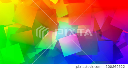 Colorful geometric pattern 100869622