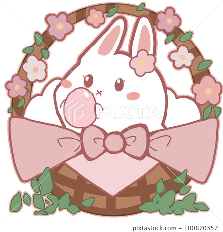 easter egg rabbit easter egg rabbit 100870357