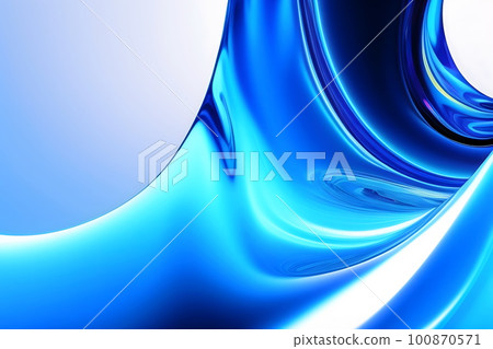 Abstract blue fluid background material, serum, drinking water, fuel 100870571