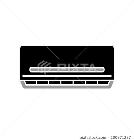 Illustration Vector graphic of air conditioner icon Illustration Vector graphic of air conditioner icon 100871287