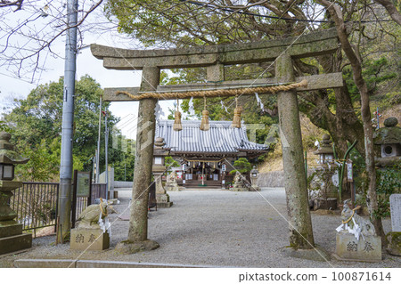 Tamaso Shrine Precincts Torii Gate Worship Hall (Kantatsu, Yao City, Osaka Prefecture) Tamaso Shrine Precincts Torii Gate Worship Hall (Kantatsu, Yao City, Osaka Prefecture) 100871614