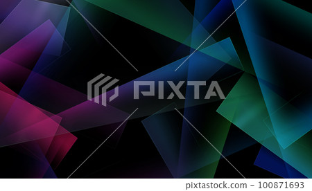 Geometric pattern on black background 100871693