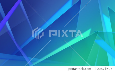 Geometric pattern on blue background Geometric pattern on blue background 100871697