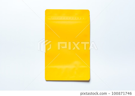 Yellow zipper bag, vapor deposition stand bag (package) / for clipping Yellow zipper bag, vapor deposition stand bag (package) / for clipping 100871746