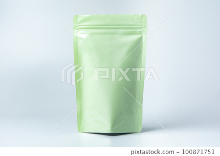 Zipper bag, stand bag with zipper (package) / light green, yellowish green, light green Zipper bag, stand bag with zipper (package) / light green, yellowish green, light green 100871751